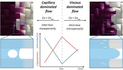 Capillary Effects in Fiber Reinforced Polymer Composite Processing: A Review